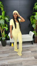 Naughty Girl Jumpsuit(Yellow) - Laine Collection