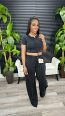 She's Ruthless Pants Set(Black) - Laine Collection