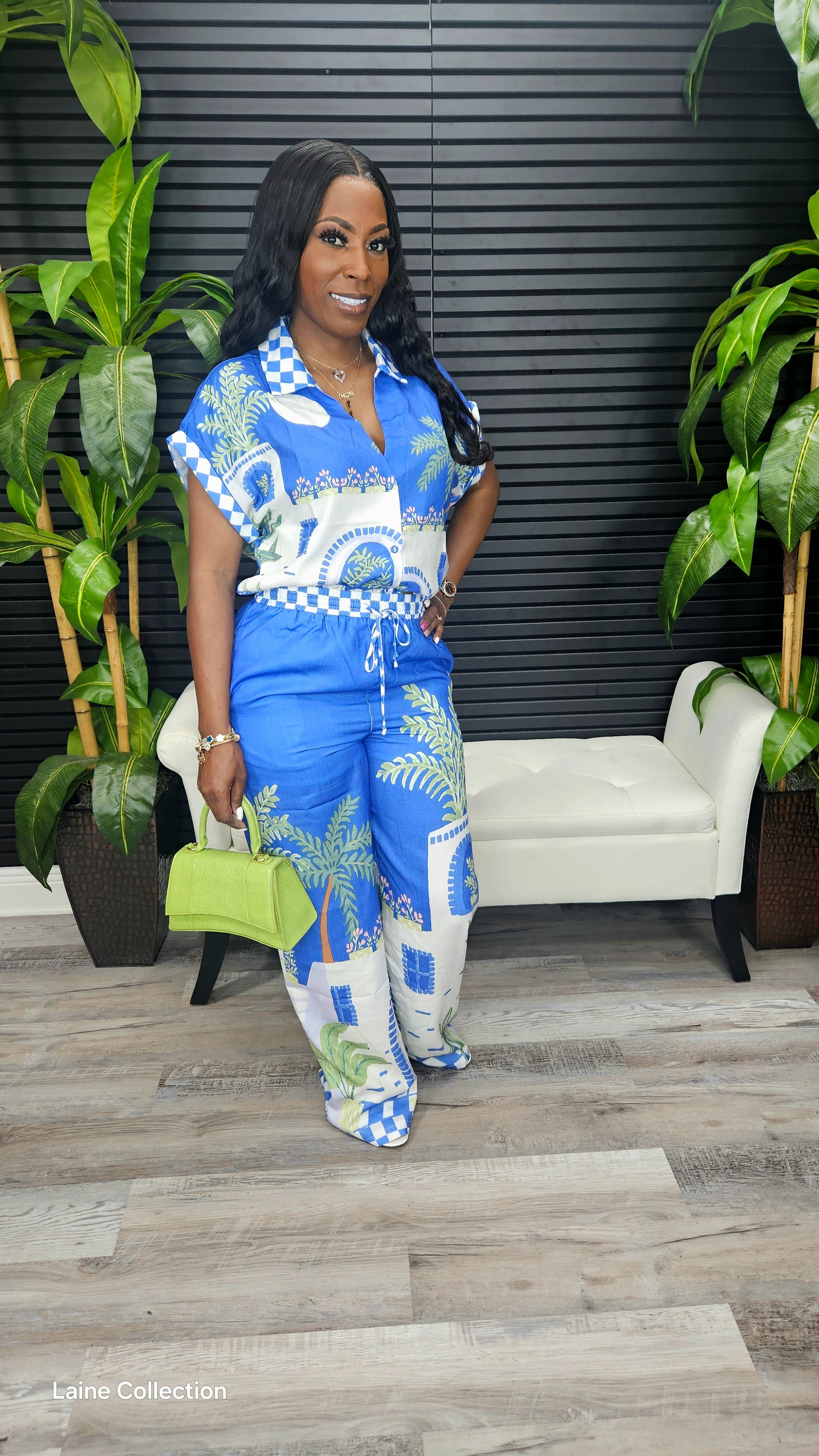 Vacation Time Pants Set