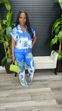 Vacation Time Pants Set - Laine Collection