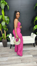 Nothing Perfect Jumpsuit(Orchid) - Laine Collection