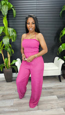 Nothing Perfect Jumpsuit(Orchid) - Laine Collection