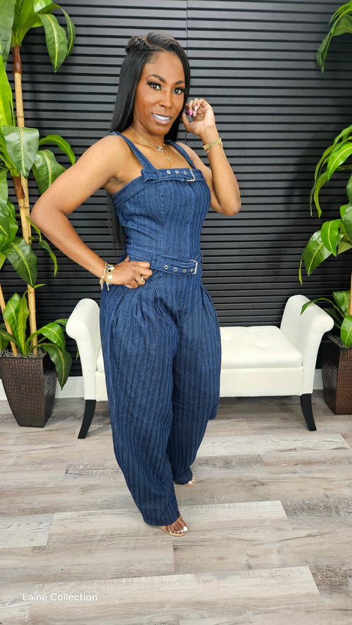 Catch You Later Jumpsuit - Laine Collection