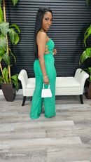 Nothing Perfect Jumpsuit(Kelly Green) - Laine Collection