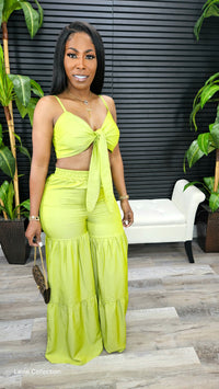 Certified Lover Pants Set(Olive) - Laine Collection
