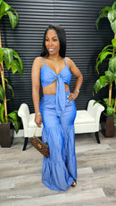 Certified Lover Pants Set(Denim) - Laine Collection