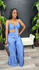 Certified Lover Pants Set(Denim) - Laine Collection