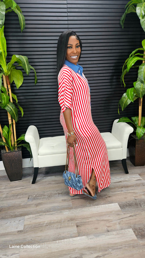 Free Dress (Red) - Laine Collection