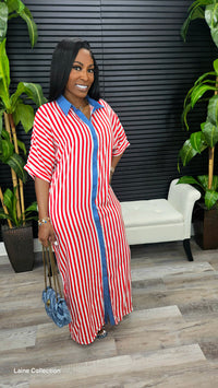 Free Dress (Red) - Laine Collection