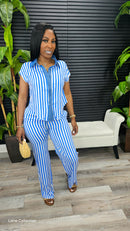 Oh She Sweet Pants Set(Blue) - Laine Collection