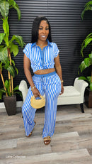 Oh She Sweet Pants Set(Blue) - Laine Collection