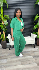 A Second Chance Pants Set(Green) - Laine Collection