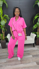 A Second Chance Pants Set(Pink) - Laine Collection