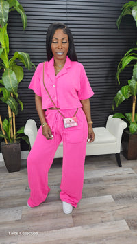 A Second Chance Pants Set(Pink) - Laine Collection