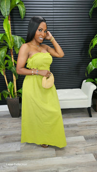 Free Look Dress(Pear) - Laine Collection