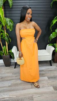 Free Look Dress(Orange) - Laine Collection