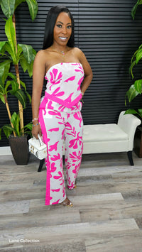 Day Trip Pants Set(Pink) - Laine Collection