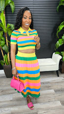 Forever Colorful Skirt Set - Laine Collection