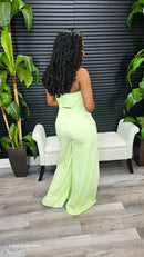 Just Another Day Jumpsuit(Green) - Laine Collection