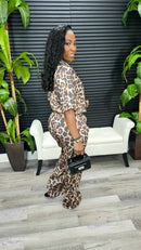 Late Night Pants Set(leopard) - Laine Collection