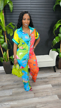 Beach Party Resort Pants Set - Laine Collection