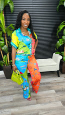 Beach Party Resort Pants Set - Laine Collection