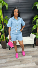 Living On Vibes Shorts Set - Laine Collection