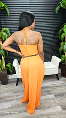 Hit's Different Jumpsuit( Orange) - Laine Collection