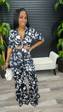 No Tears Left Pants Set(Black) - Laine Collection