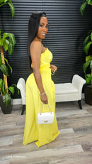 Sun Out Pants Set(Yellow) - Laine Collection