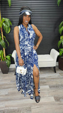 On Yacht Maxi Dress(Navy) - Laine Collection