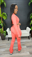 Staying Active Pants Set(Coral) - Laine Collection