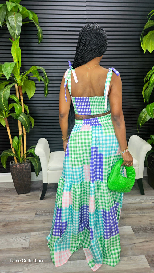 Life In Color Skirt Set(Purple) - Laine Collection