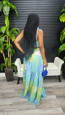 Life In Color Skirt Set(Green) - Laine Collection