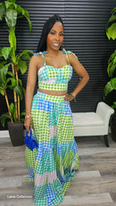 Life In Color Skirt Set(Green) - Laine Collection