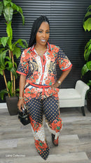 Blossom Into Life Pants Set - Laine Collection