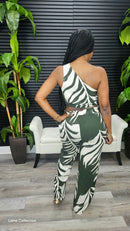 Keepin' It Classy Pants Set (Olive) - Laine Collection