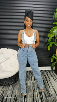 Putting In The Work Jumpsuit - Laine Collection
