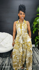 On Yacht Maxi Dress(Mustard Gold) - Laine Collection