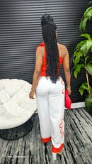 After Glow Pants Set(Red) - Laine Collection