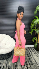 Better Than Before Pants Set(Coral) - Laine Collection