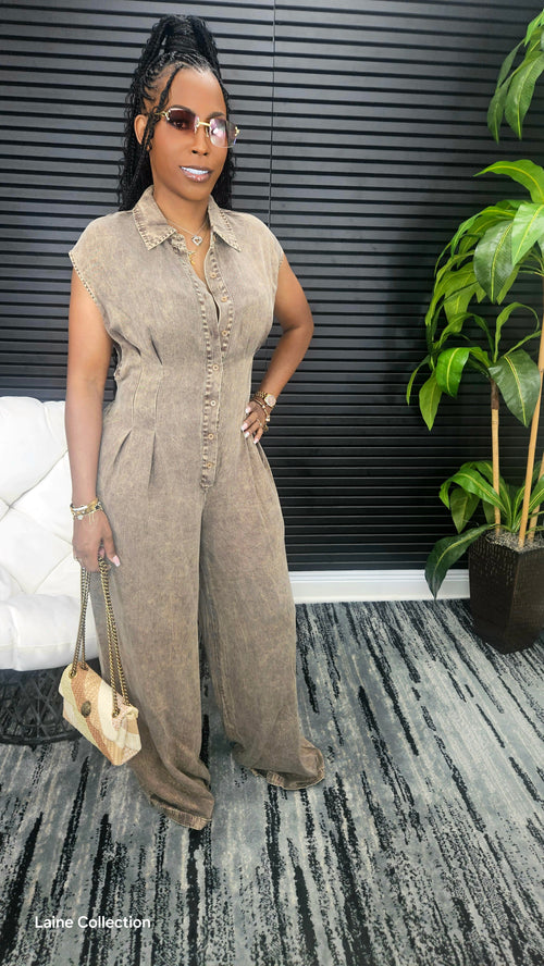 All For The Drama Jumpsuit - Laine Collection