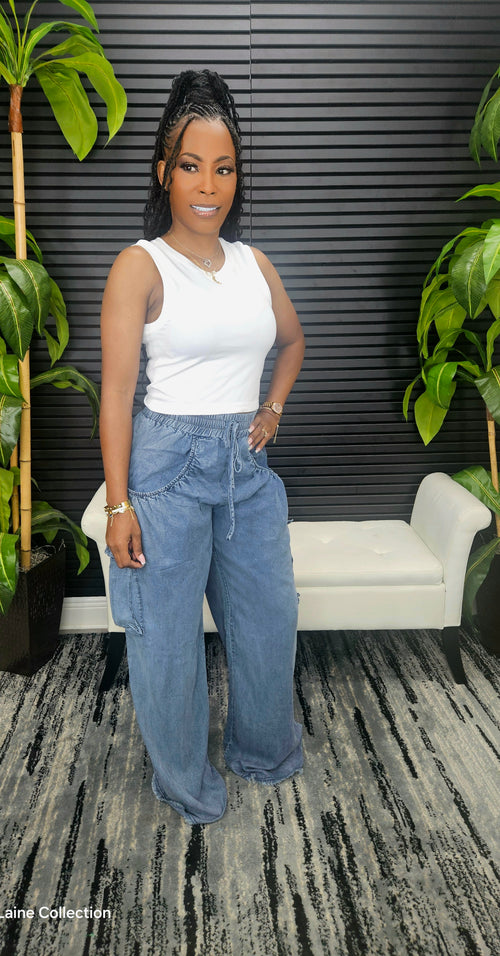 Closing The Deal Cargo Pants - Laine Collection