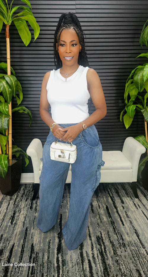 Closing The Deal Cargo Pants - Laine Collection