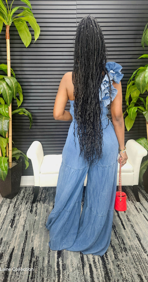 Dollie Ruffle Jumpsuit - Laine Collection