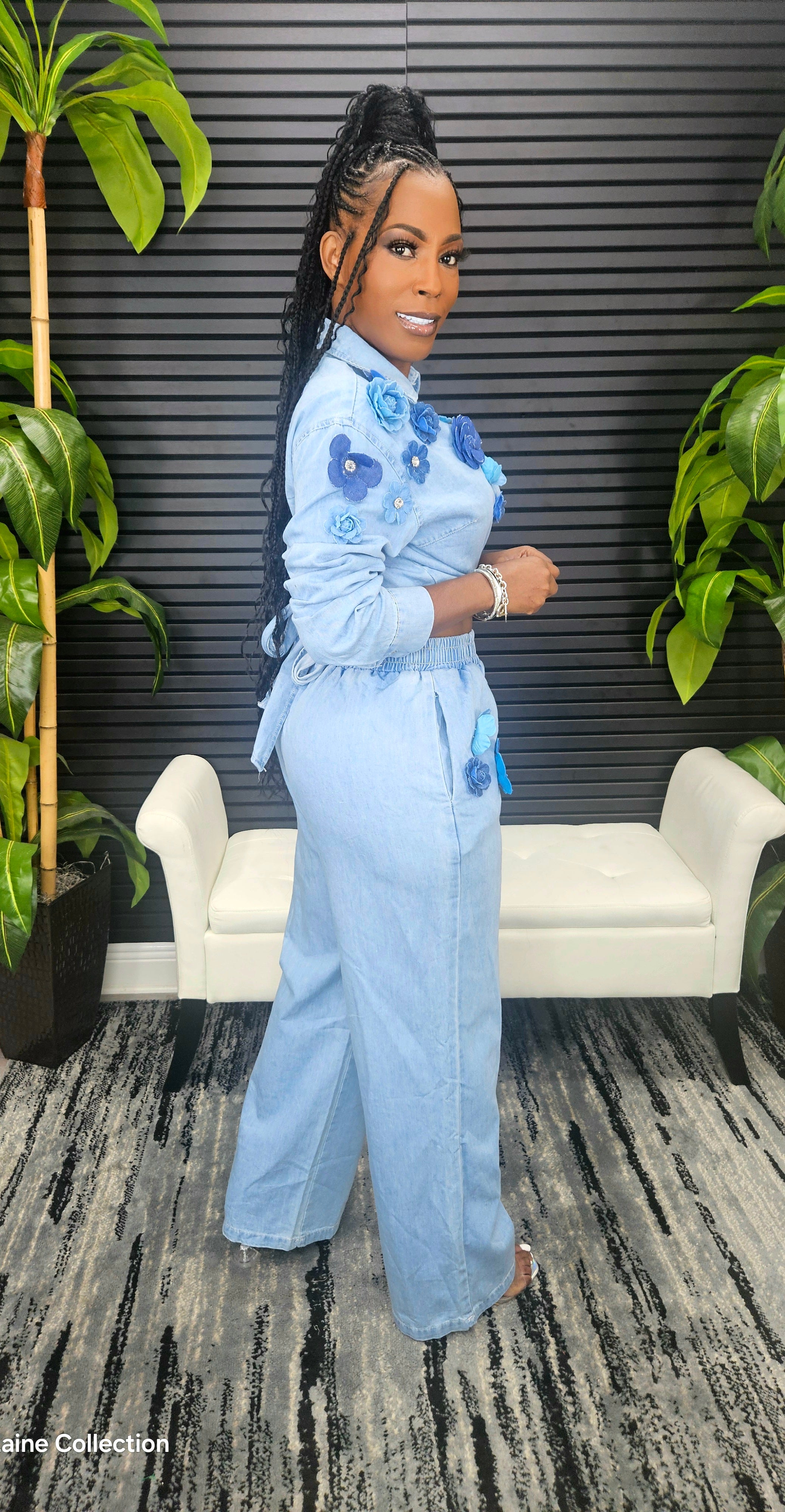 Flower Bomb Pants set