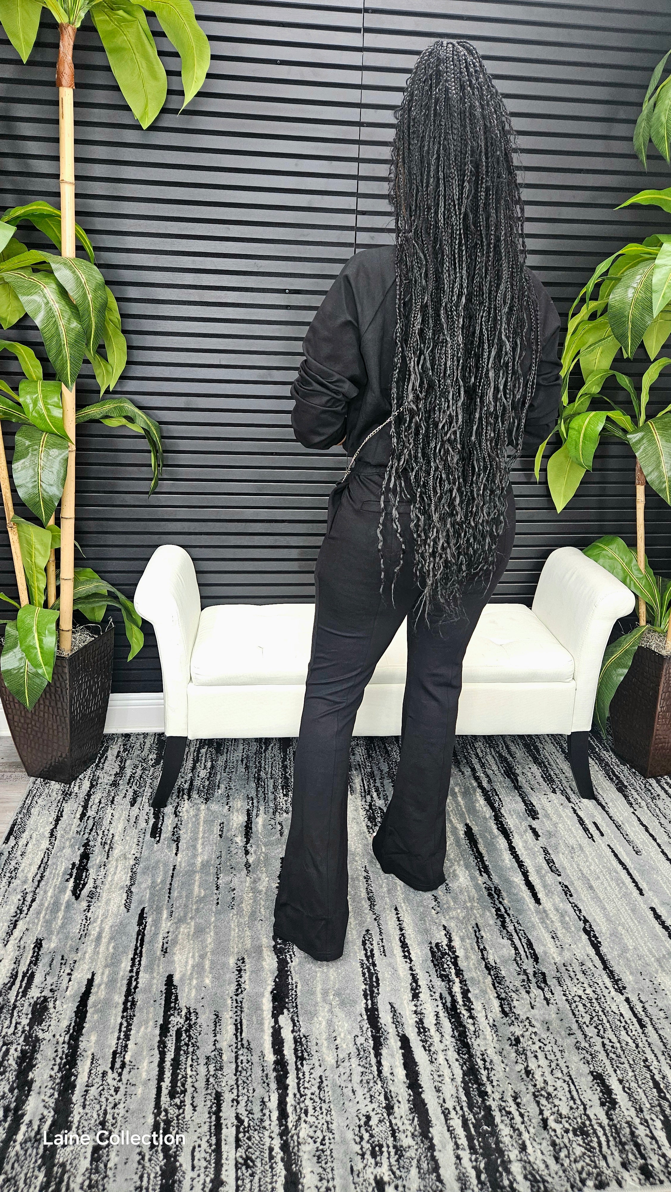 Lookin' Easy Pants Set(Black)