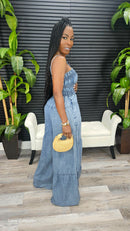 In The Loop Jumpsuit (Denim) - Laine Collection