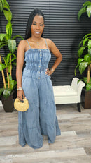 In The Loop Jumpsuit (Denim) - Laine Collection