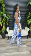 Sun Kissed Pants Set(Blue) - Laine Collection